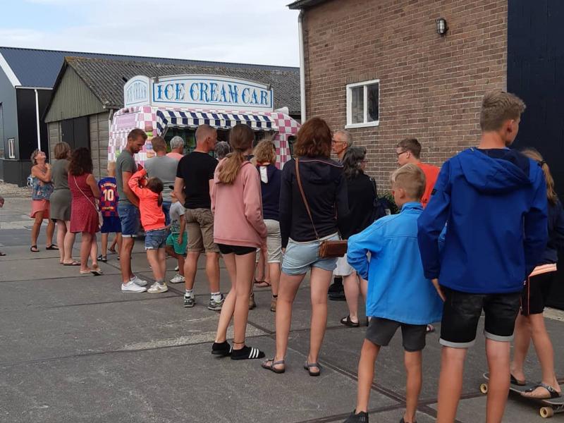 toetje na het buffet